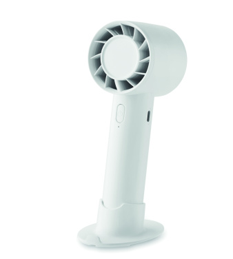 Logo trade promotional gifts image of: Small portable fan 2000 mAh