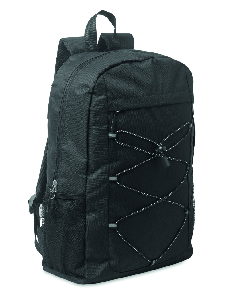 Logo trade corporate gift photo of: 600D RPET polyester backpack