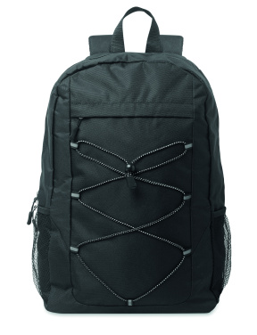 Logo trade promotional product photo of: 600D RPET polyester backpack