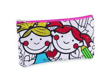 Logo trade business gift photo of: Pencil case with markers