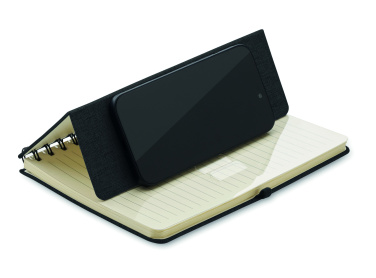 Logotrade promotional giveaway image of: A5 notebook with phone holder