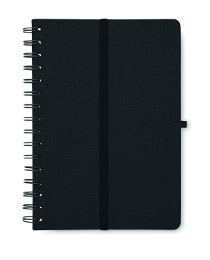 Logo trade promotional products picture of: A5 notebook with phone holder