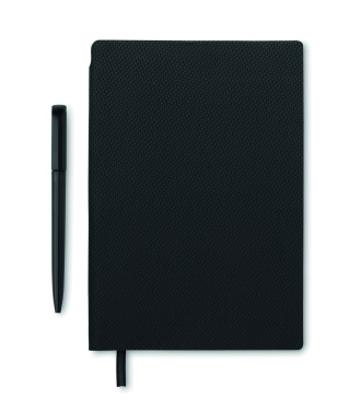 Logo trade promotional gifts image of: A5 PU notebook with pen