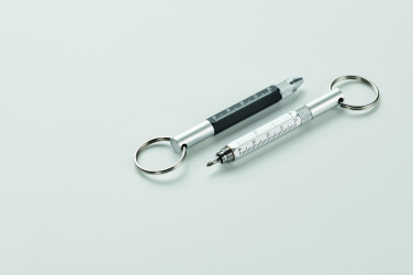 Logo trade advertising product photo of: Key ring with twist action pen