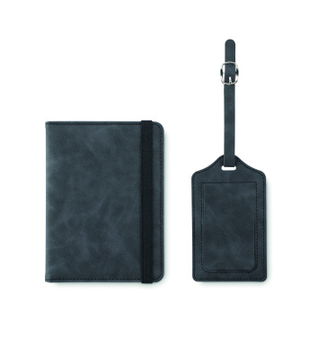 Logotrade promotional item image of: Passport and luggage tag set