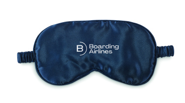 Logo trade promotional giveaway photo of: Soft polyester eye mask