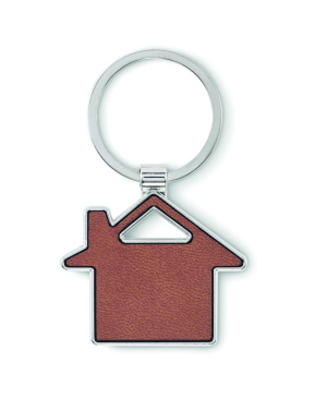 Logotrade corporate gifts photo of: House shaped key ring