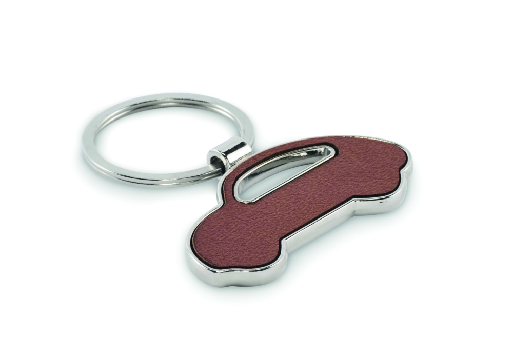 Logo trade promotional products image of: Car shaped key ring