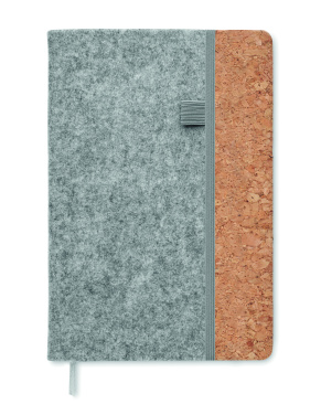 Logo trade promotional product photo of: A5 RPET cork notebook