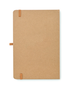 Logo trade business gifts image of: A5 notebook recycled paper set