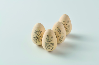 Logotrade corporate gift image of: Wooden eggs painting set