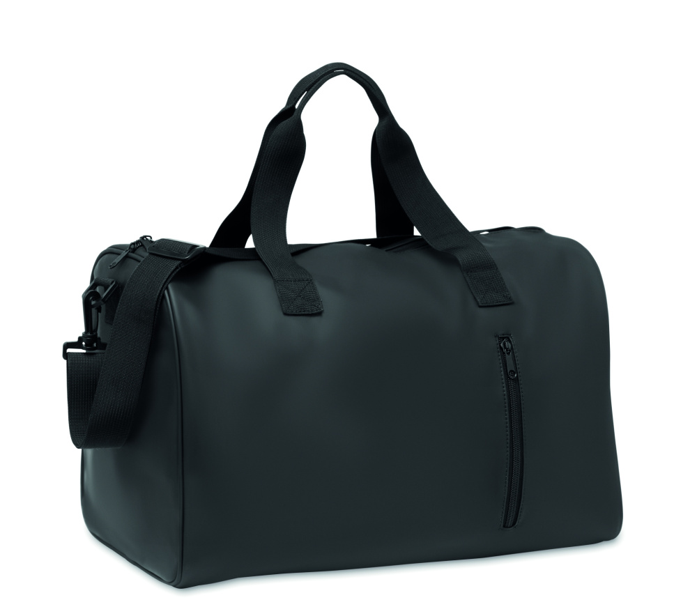 Logo trade promotional giveaway photo of: Duffle bag soft PU