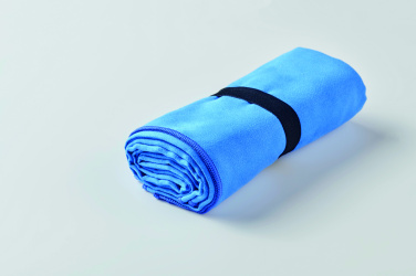 Logo trade promotional items image of: Double sided microfibre towel