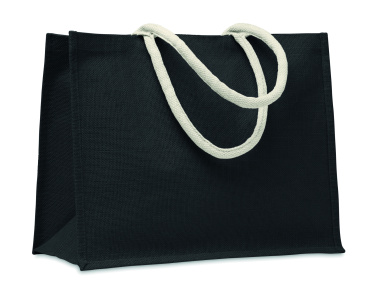 Logotrade promotional giveaway picture of: Jute bag with cotton handle