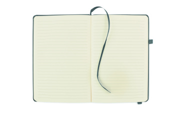 Logotrade promotional giveaway picture of: Recycled Leather A5 notebook