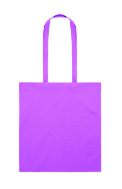 Logo trade promotional giveaways picture of: 180gr/m² cotton shopping bag