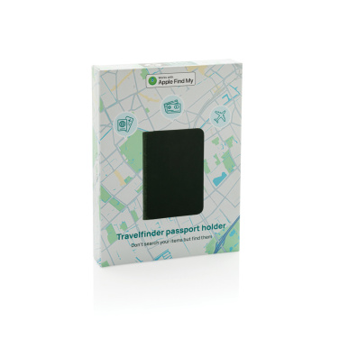 Logo trade promotional merchandise image of: Trackmate RCS rpolyester passport holder worldwide locating