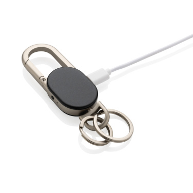 Logo trade advertising products image of: Keyfinder keychain with worldwide locating and USB C