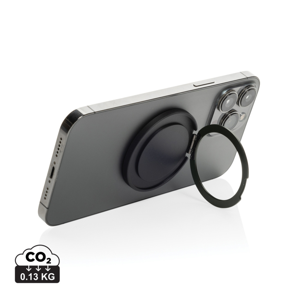 Logo trade advertising product photo of: Terra Magnetic RCS rplastic magnetic phone holder with ring