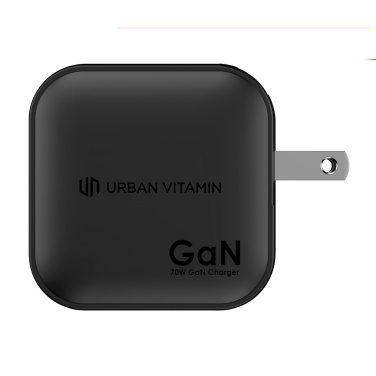 Logo trade promotional gifts image of: Urban Vitamin Santa Cruz RCS rplastc 70W GAN charger