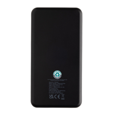 Logo trade promotional gifts image of: Boostcore RCS recycled plastic powerbank 10.000mAh USB C