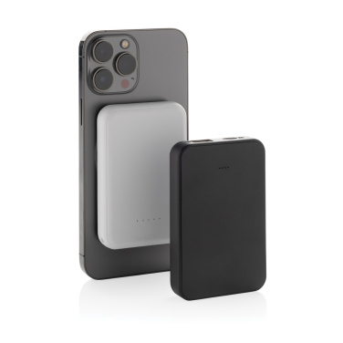 Logotrade promotional item image of: Stellar RCS recycled plastic 5000 mah 5W magnetic powerbank