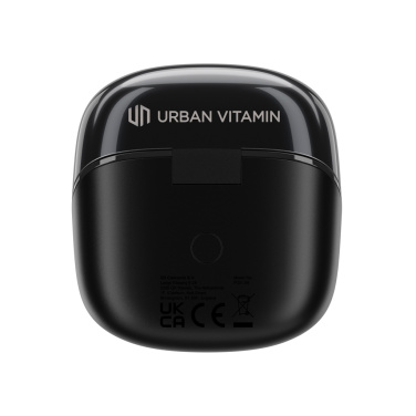 Logo trade promotional giveaways image of: Urban Vitamin Long Beach ENC rplastic wireless earbuds