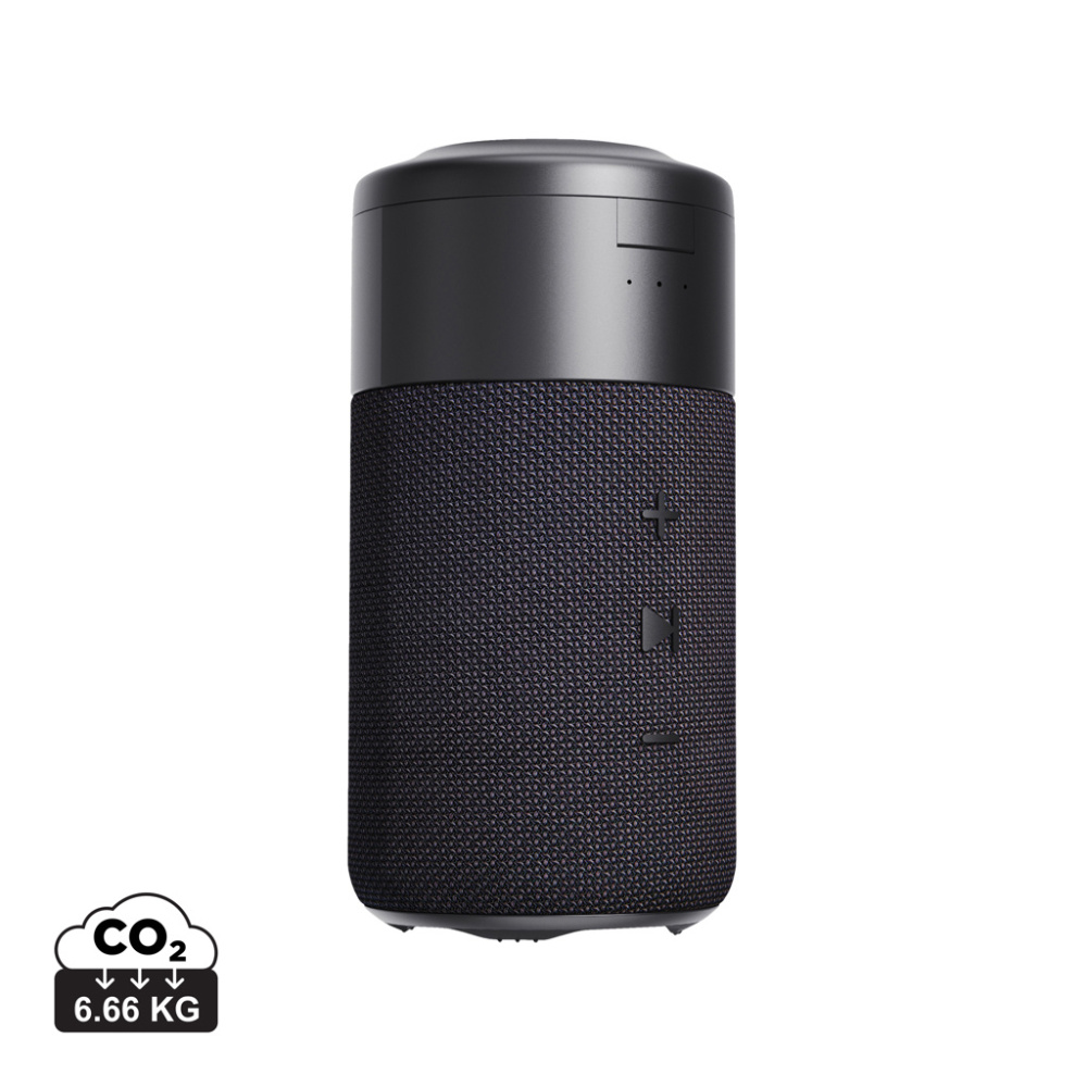 Logo trade promotional merchandise photo of: Urban Vitamin Anaheim RCS recycled 10W speaker 15W charger