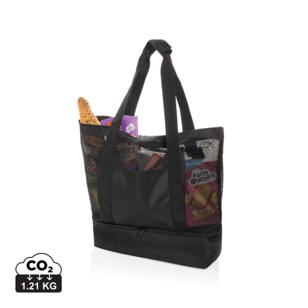 Logo trade promotional items image of: Iqlo Aware™ RPET 2-in-1 cooler tote