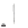 X3 GRS recycled PC plastic pen frosted, white