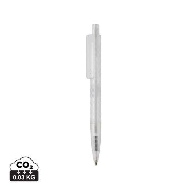 Logotrade promotional item picture of: X3 GRS recycled PC plastic pen frosted