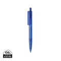 X3 GRS recycled PC plastic pen frosted, blue