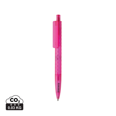 Logo trade business gift photo of: X3 GRS recycled PC plastic pen frosted