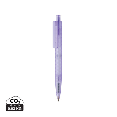 Logotrade promotional giveaway picture of: X3 GRS recycled PC plastic pen frosted