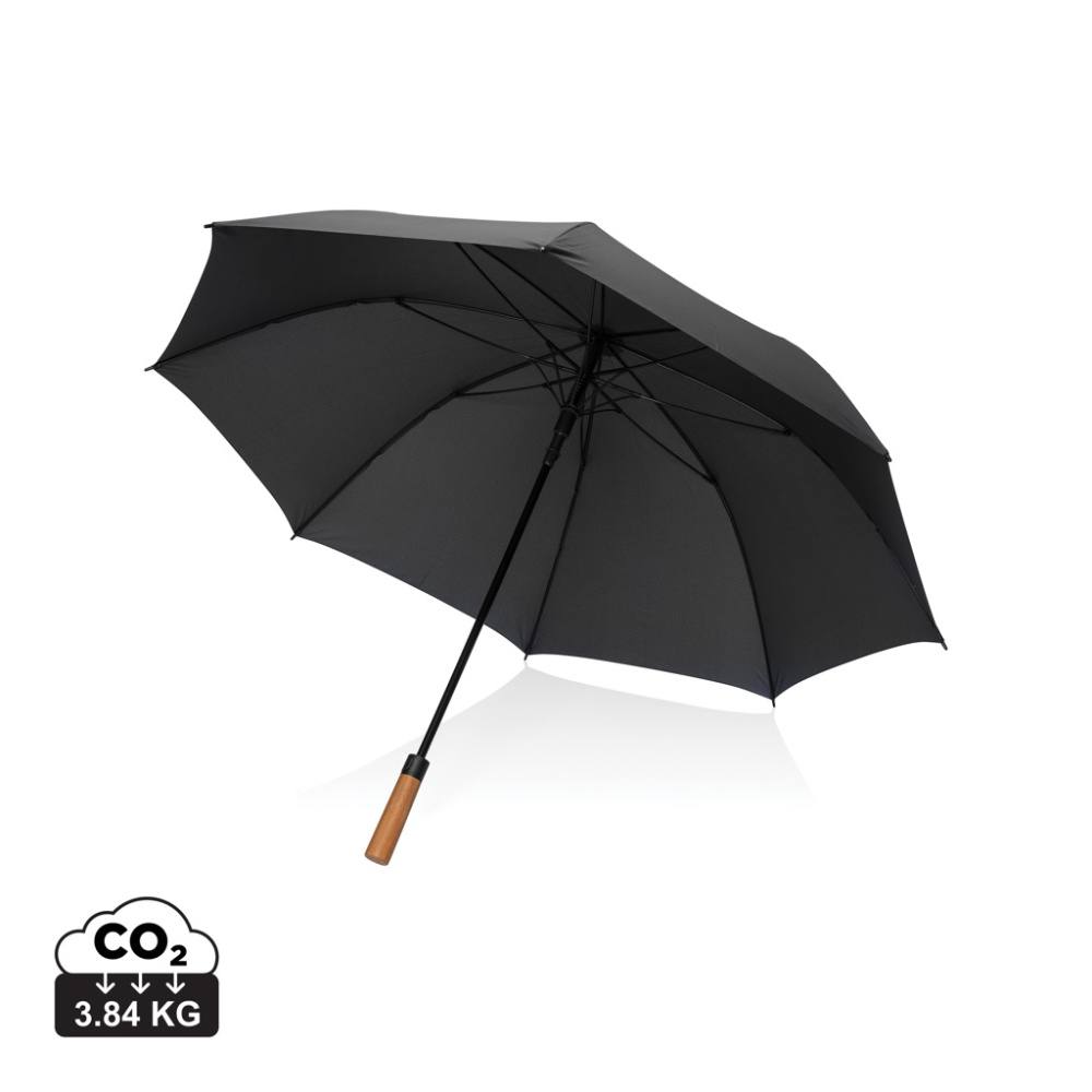 Logo trade promotional merchandise image of: Tony  Aware™ RPET 30 inch acacia auto open umbrella