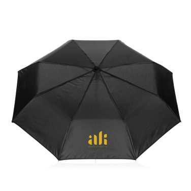 Logotrade promotional merchandise picture of: Swiss Peak Vito Aware™ RPET 21 inch auto open/close umbrella