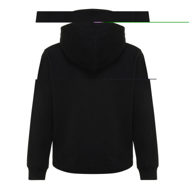 Logotrade advertising product image of: Iqoniq Yengo kids recycled cotton hoodie with sidepockets