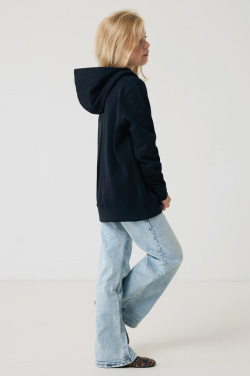 Logo trade corporate gifts picture of: Iqoniq Yengo kids recycled cotton hoodie with sidepockets