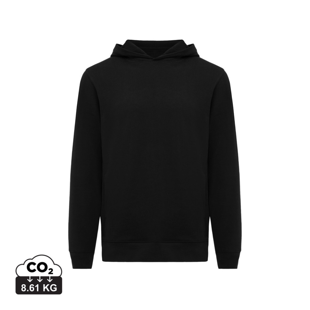 Logotrade advertising products photo of: Iqoniq Yengo recycled cotton hoodie with sidepockets