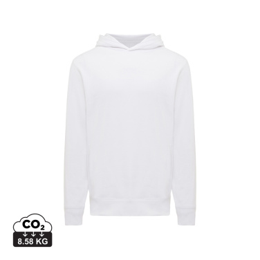 Logo trade business gifts image of: Iqoniq Yengo recycled cotton hoodie with sidepockets