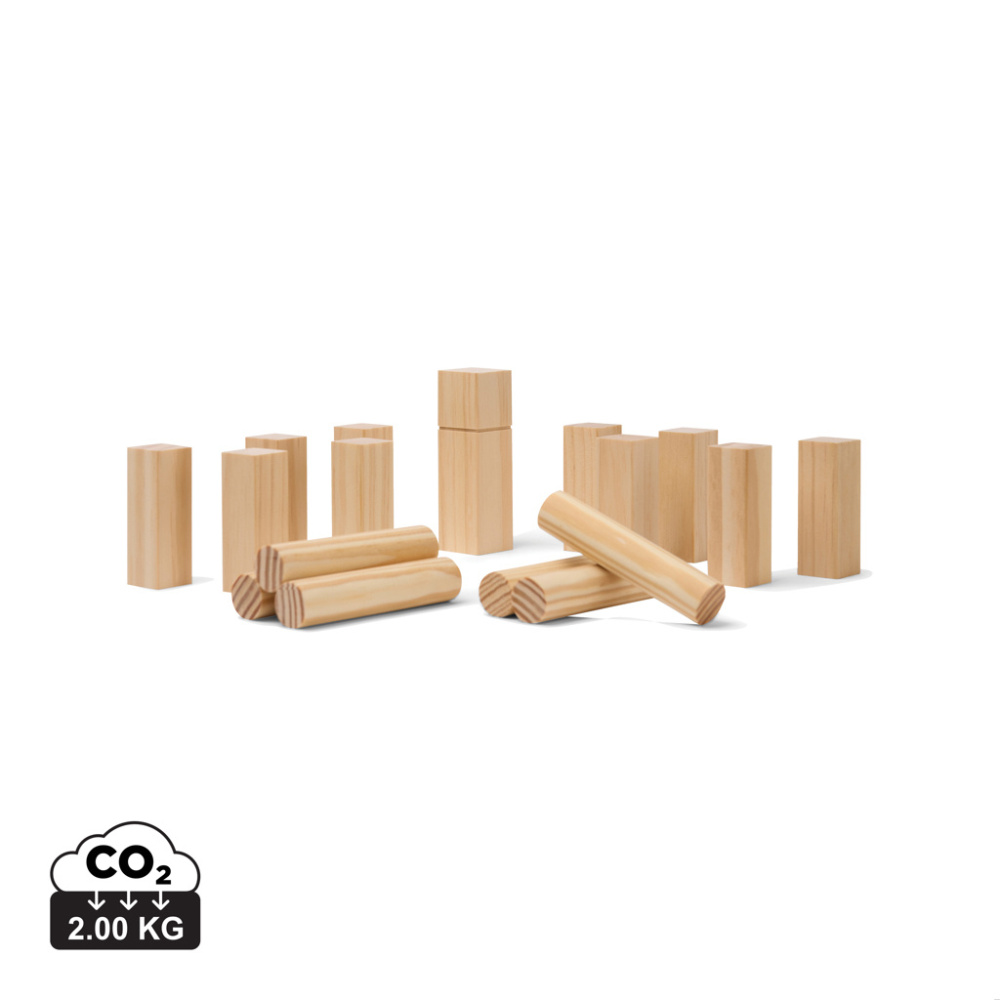 Logo trade advertising products picture of: VINGA Kubb mini game