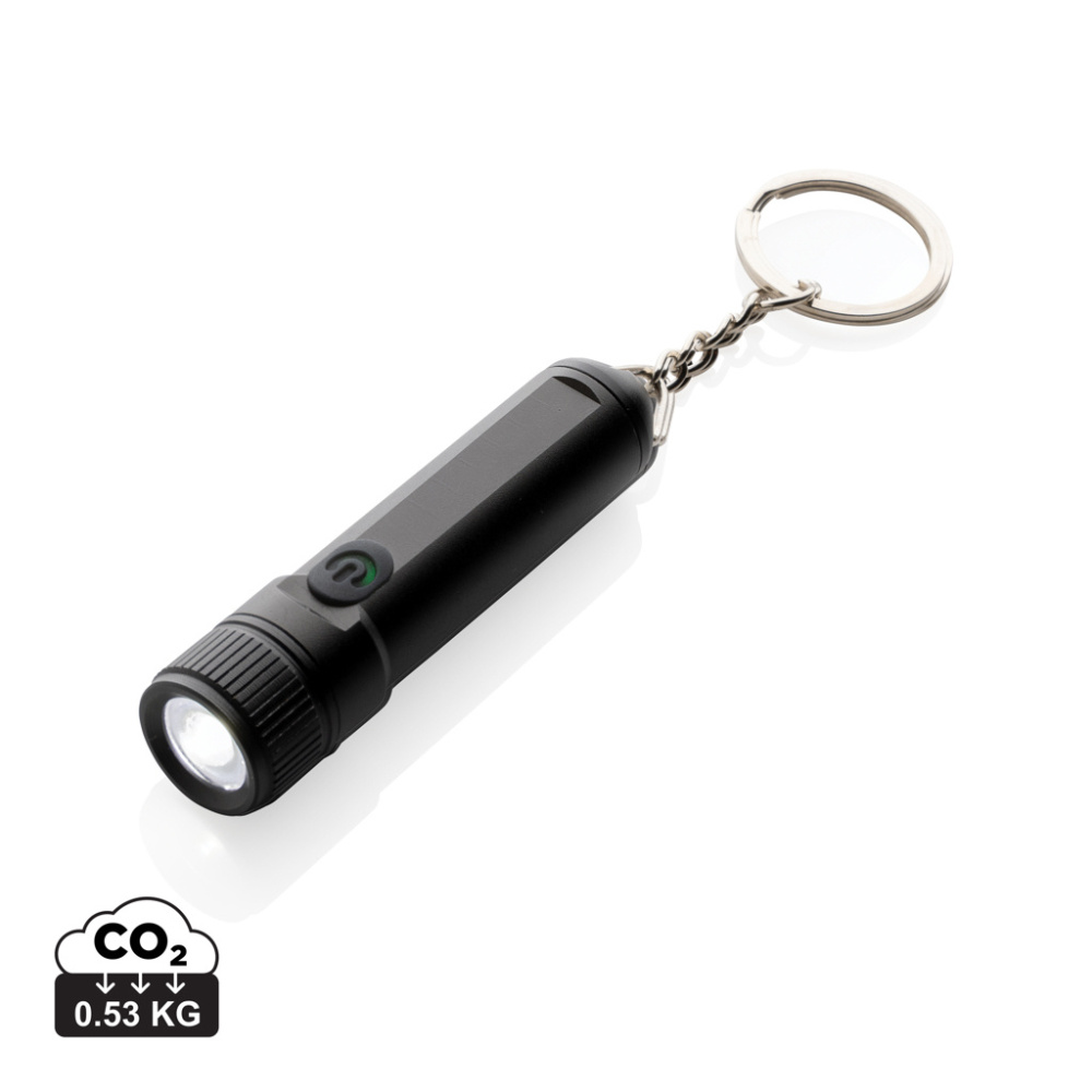 Logotrade corporate gift picture of: Gear X rechargeable ultra bright keychain torch