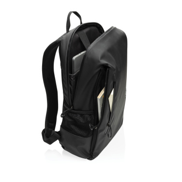 Logo trade corporate gift photo of: Lima Aware™ RPET water resistant 15.6 laptop backpack