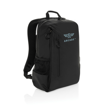 Logotrade promotional merchandise picture of: Lima Aware™ RPET water resistant 15.6 laptop backpack