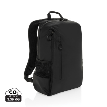 Logo trade promotional giveaway photo of: Lima Aware™ RPET water resistant 15.6 laptop backpack