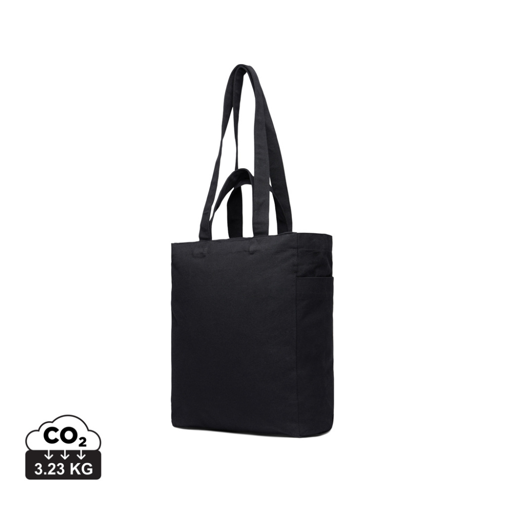 Logo trade corporate gifts picture of: VINGA Hilo AWARE™ recycled canvas zip tote