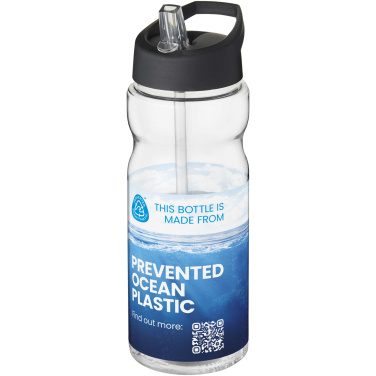 Logo trade promotional gifts picture of: H2O Active® Eco Base 650 ml spout lid sport bottle