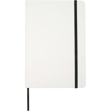 Logo trade promotional giveaway photo of: Holm A5 stone paper hard cover notebook with lined pages