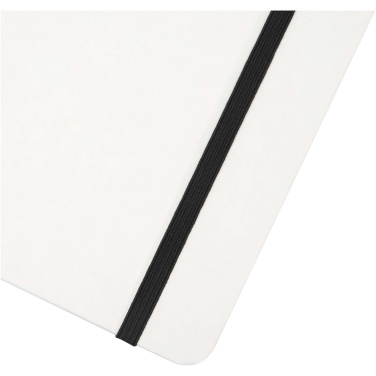 Logo trade promotional product photo of: Holm A5 stone paper hard cover notebook with lined pages