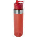 Dylan 650 ml Tritan water bottle with flip spout lid, Red